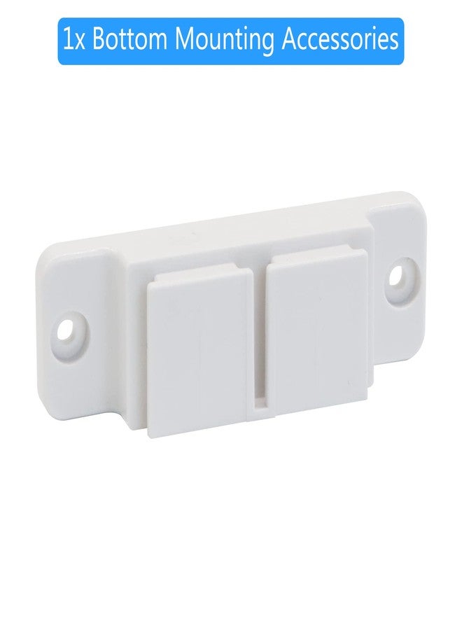 بيترتك قطع غيار بوابة الأطفال الشبكية القابلة للسحب (أبيض) - تركيب بالحفر - مجموعة كاملة من أدوات استبدال بوابة الحيوانات الأليفة القابلة للسحب - مجموعة أدوات بوابة الأطفال القابلة للسحب - متوافقة مع بوابة BETERTEK الشبكية القابلة للسحب - Image 3